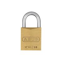 Abus 2434 Zylindervorhangschloss 85/20 gl Schlosskörperbreite 21 mm Messing glei