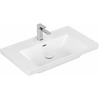 Villeroy & boch Subway 3.0 meubelwastafel 80cm 1 krgt m/overl.C+ stone white 4a7080rw