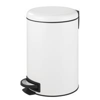Wenko LEMAN Edelstahl Abfalleimer, Easy Close, 12 l, - 