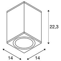 SLV LED-Deckenleuchte 1003439 - 