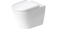 Duravit D-Neo staand toilet met antibacteriële laag 37x58x40cm Wit