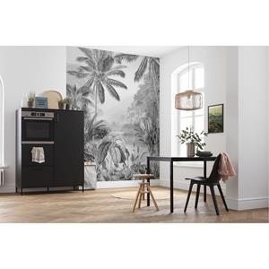 Home24 Fotobehang Lac Tropical Black & White, Komar