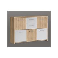 FORTE MÖBEL QDRK17-Q45F Kommode Sideboard Beistellkommode Eiche Sägerau-'SW100542'