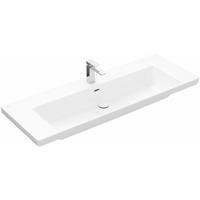 Villeroy & boch Subway 3.0 meubelwastafel 130x47cm 1 kraangat m/overloop wit 4a70d501