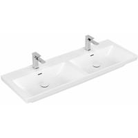 Villeroy & boch Subway 3.0 meubelwastafel 130cm 2 krgt m/overl.C+ stone white 4a71d5rw