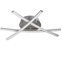 MONZANA LED Deckenleuchte 2-4 Flammig modern Deckenlampe Wellenoptik Wohnzimmerlampe 120°Abstrahlwinkel Beleuchtung 3 Flammig - 