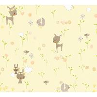 A.S. CREATION A.s.creation - Kinderzimmertapete Gelb Papiertapete 369882 369882
