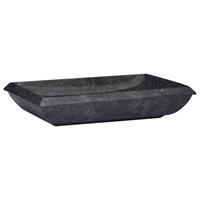 Waschbecken Schwarz 50x35x10 cm Marmor vidaXL - Schwarz