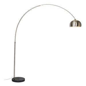Qazqa Booglamp Staal Metalen Kap 33 Cm Verstelbaar - Xxl