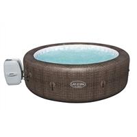 Bestway LAY-Z-SPA St. Moritz AirJet Whirlpool 216 x 71 cm braune Rattan-Optik - 