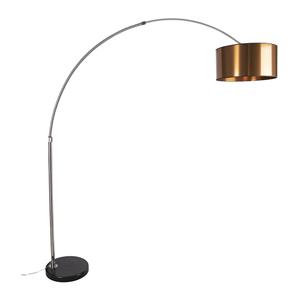 QAZQA Booglamp Booglamp XXL - Staal - Modern - L 1900mm