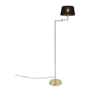 QAZQA Vloerlamp ladas - Goud/messing - Klassiek / Antiek - D 300mm