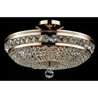MAYTONI DECORATIVE LIGHTING Klassischer Kronleuchter, Metallrahmen gold, verschiedene Kristalle, excl. 6 X E14 (60W)
