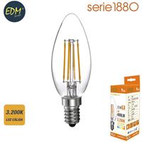 EDM Led Glühbirne Kerze 4W 400 Lumen E14 3200K warmes Licht  98620