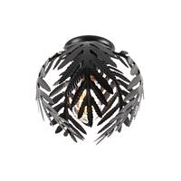 QAZQA Vintage Deckenlampe klein schwarz - Botanica