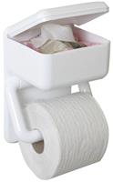 Wenko Duo WC-Papierhalter, mit Feuchttuchbox - 