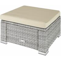 Tectake - 403694 Wicker Zitkruk Lichtgrijs