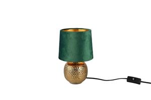 Trio international Schemerlampje Sophia keramiek goud met groen R50821015