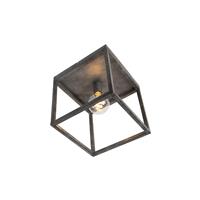 Qazqa Moderne plafondlamp antiek zilver - Big Cage