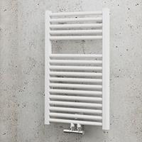 SCHULTE Badheizhörper München, Heizkörper mit Mittenanschluss, Farbton Alpinweiß, 77,5 x 50 cm, 451 Watt Leistung