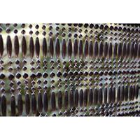 LA TENDA CASA Türvorhang FREJUS 1 Perlenvorhang Fliegenvorhang Insektenvorhang Balkonvorhang dunkelbraun: 100 x 230 cm