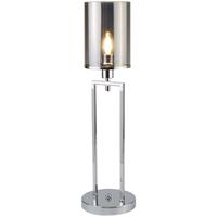 Searchlight Tafellamp Catalina met smoke glas EU9052CC