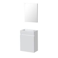 Aquazuro fonteinset Napoli 40cm hoogglans wit