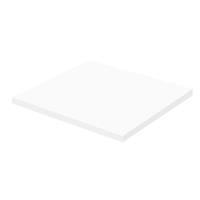 Aquazuro wastafelblad Napoli 60cm hoogglans wit