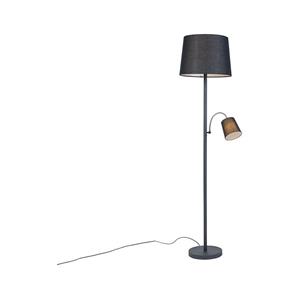 QAZQA Vloerlamp retro - Wit - Klassiek / Antiek - L 51mm