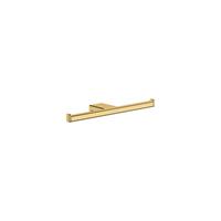 Hansgrohe Addstoris closetrolhouder dubbel polished gold optic