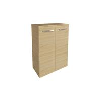 Fackelmann B.STYLE Doppel-Midischrank, 60 cm breit, Braun-'84421'