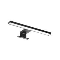 EMUCA LED Strahler für Virgo Badezimmerspiegel, IP44, 300 mm, Kunststoff, schwarz lackiert - 