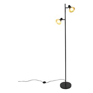 QAZQA Vloerlamp magno - Zwart - Modern - L 360mm