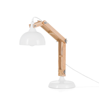 Beliani Bureaulamp wit SALADO