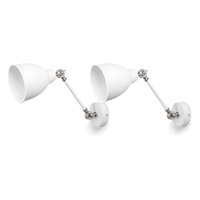 Wandlamp set van 2 wit MISSISSIPPI M