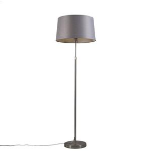 QAZQA Vloerlamp Parte - Staal - Modern - H 1680mm