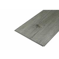 Hochbeständiger SPC-Vinyl-Bodenbelag mit Clips, graue Eiche, 1,95 m² (Nutzschicht 0,5 mm) - Farbe - Graue Eiche, Deckfläche in m² - 1,95 - Ch℃ne gris