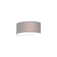 Qazqa Wandlamp half rond Grijs