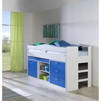 RELITA Hochbett Bonny weiß/blau