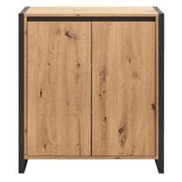 Finori - 002899 DENVER 1 Artisan Eiche Nb. / anthrazit grau Kommode Sideboard Beistellkommode Stauraumkommode-'SW14878'