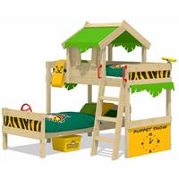 Wickey Kinderbed Crazy Jungle Met Appelgroene/geel Tarpaulin