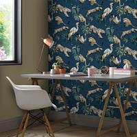 Praxis Vliesbehang Zero 9707 blauw