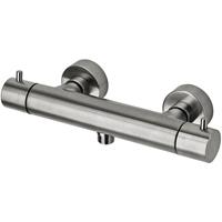 Paffoni Light Douche thermostaatkraan waterbesparend opbouw met temperatuurbegrenzing Chroom LIQ168ECR