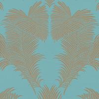 A.S. CREATIONS Tapete 379594 Trendwall 2 Türkis Gold - Blau, Gold, Türkis