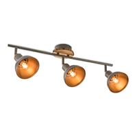 Home sweet home LED opbouwspot Denver 3L - hout