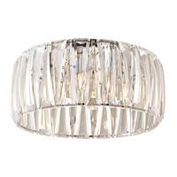 Lindby Sofia plafondlamp, transparant/chroom