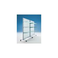 Legbord ESG glas gesatineerd incl. houder