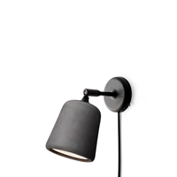 newworks NEW WORKS Material Wall Lamp Dark Gray Concrete