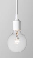 Groenovatie Fitting Hanglamp, E27 Fitting, Ã5x8cm, Wit