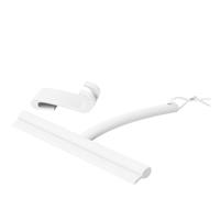 Blomus Duschwischer Vipo, Wischer, Abzieher, Duschabzieher, Silikon, White, Wischbreite 25 cm, 66313 - 